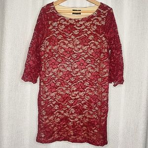 Alexia Admor, XL, Red Lace Dress.